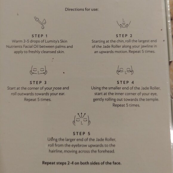 BRAND NEW Lumity Jade Facial Roller - Picture 5 of 7